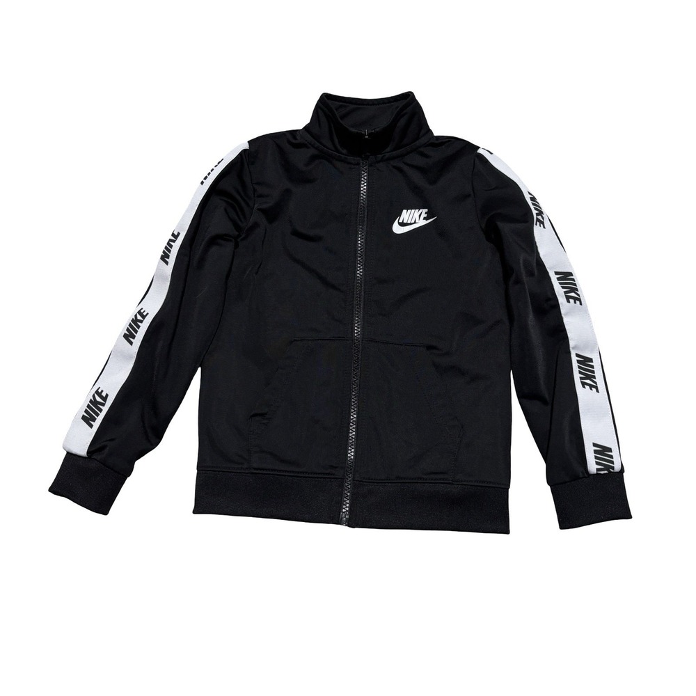 Nike Toddler Kids Full Zip Track Jacket Black Size 4T - 12.5 x 16